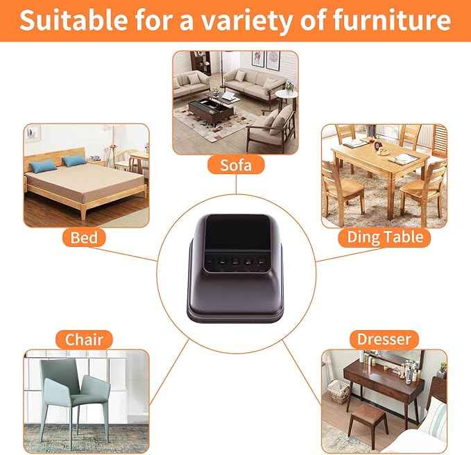 Ezprotekt 24 Pcs Square Chair Leg Floor Protectors