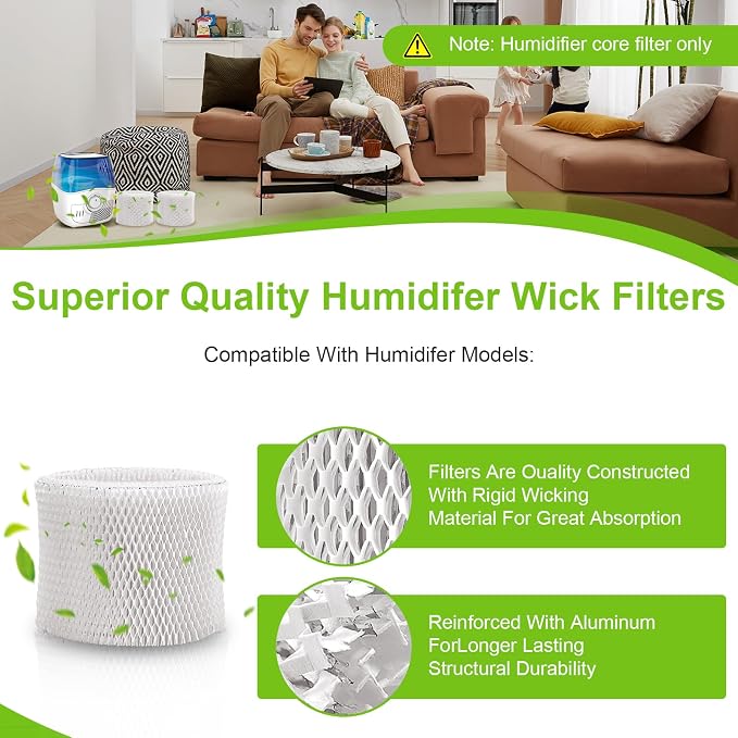 Humidifier Filter for Pelonis PSU10E1BB, PSU10E2FWW and PSU10E2FBB Compatible
