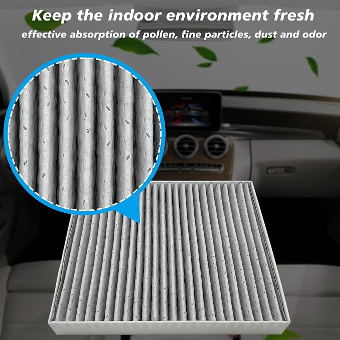 for Cabin Air Filter JM619 Fits