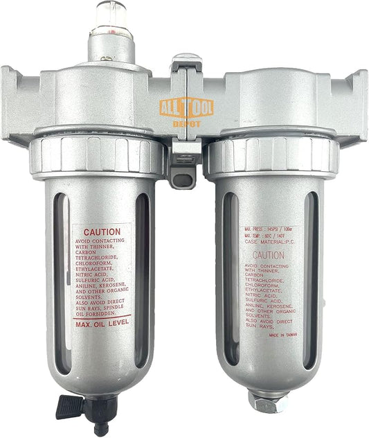 1/2" NPT MID FLOW 2 Stages Coalescing Filter Desiccant Dryer System