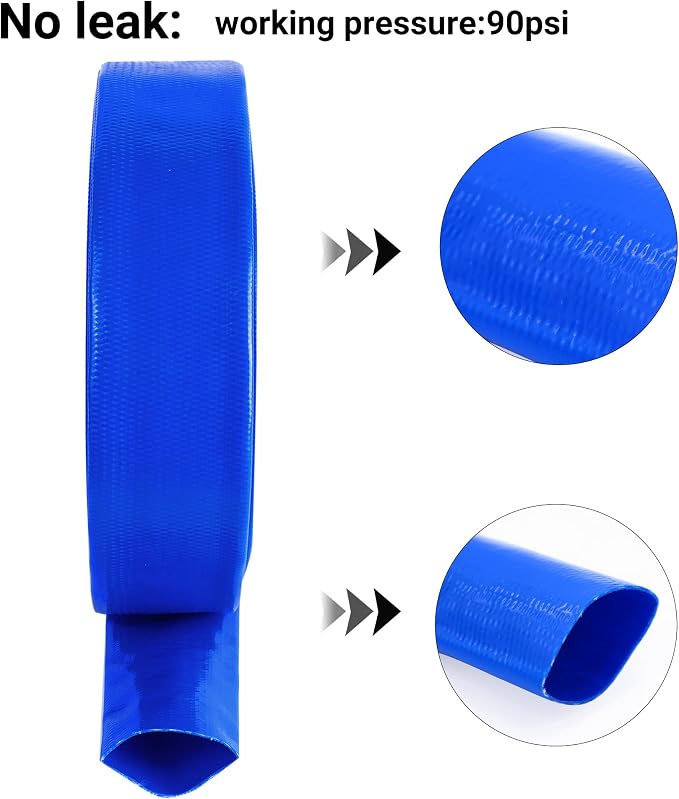 1" x 50 FT Pool Backwash Hose,