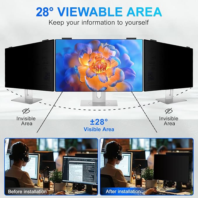 Magnetic 27 Inch Privacy Screen