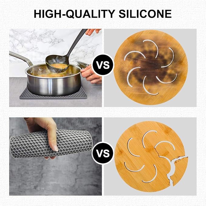 Silicone Trivet Mats, Silicone Pot Holders