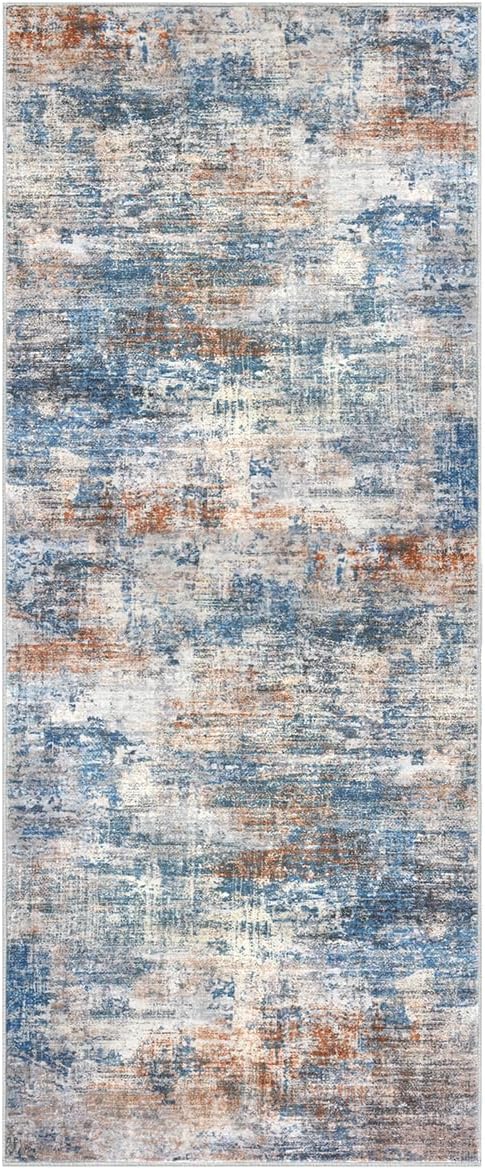 IOHOUZE Abstract Runner Rug 2x5 Ft Washable Runners