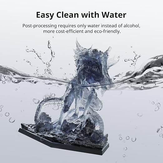 ANYCUBIC Water Washable 3D Printer Resin 2.0, 405nm High Precision 3D Resin