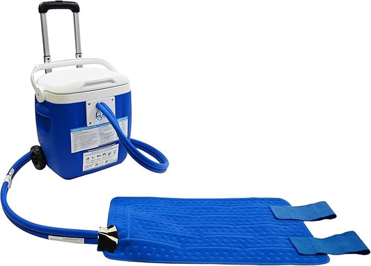 Polar Products Active Ice® 3.0 Large Universal Rectangular Pad Cold Therapy System with Programmable Digital Timer,16 Quart Cooler, Quiet Pump, Strong Cryotherapy Pain Relief Treatment
