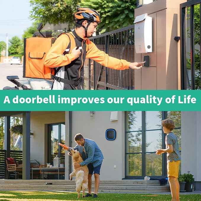 IP66 Doorbell Wireless Classroom Doorbell Waterproof & Dustproof