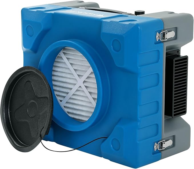 MOUNTO 550cfm Hepa Air Scrubber Industrial Air Cleaner- 550cfm Portable Air
