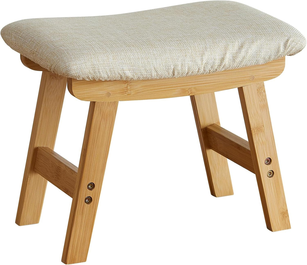 viewcare Foot Stools Ottoman, Small Foot Stool Ottoman, and Footstool, Wooden Foot Stool, Sofa Footrest Extra Seating for Living Room Entryway Office