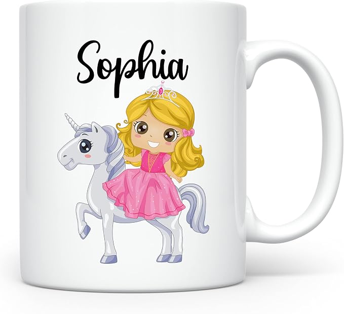 Personalized Mug for Kids, Girls | Customized Hot Chocolate, Coffee & Tea Cup |