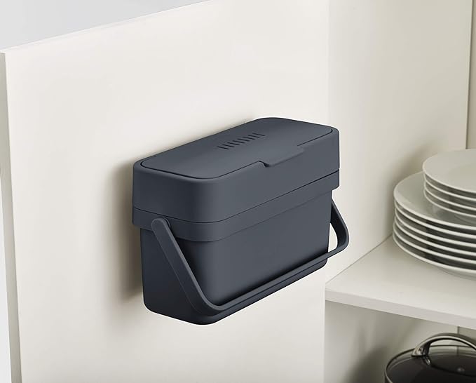 Joseph Joseph Compo Mountable Food Waste Caddy, Easy-Fill