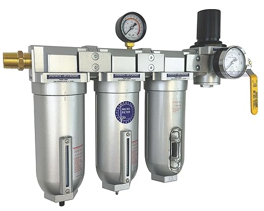 1/2" NPT Industrial Moisture Removing Particulate Filter and Oil Removing