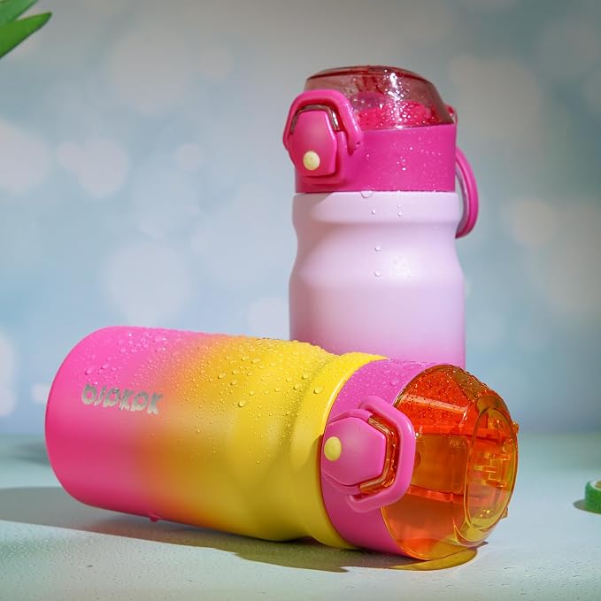 BJPKPK 14 oz Insulated Water Bottle, Stainless Steel Flask | Leak Proof Locking