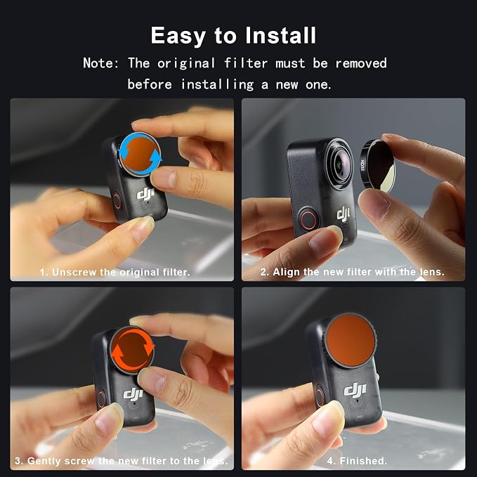 Haoge Filter Set for DJI Osmo Nano, Includes CPL, Osmo Nano Accessories