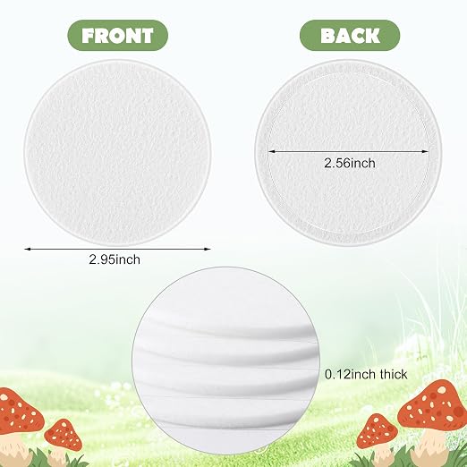 24 Pcs 2.5" Monotub Adhesive Filter Disks-3MM Thick Monotub Filter