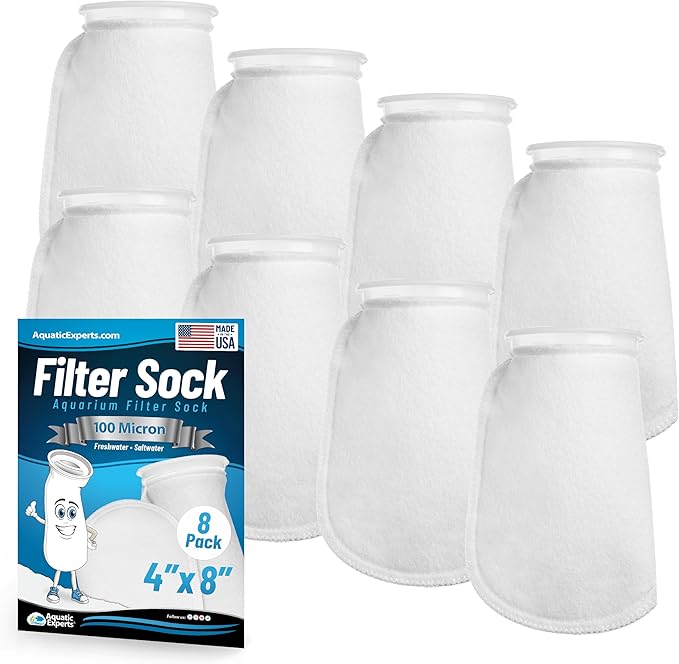 Aquatic Experts 4 inch Ring 100 Micron Felt Filter Sock