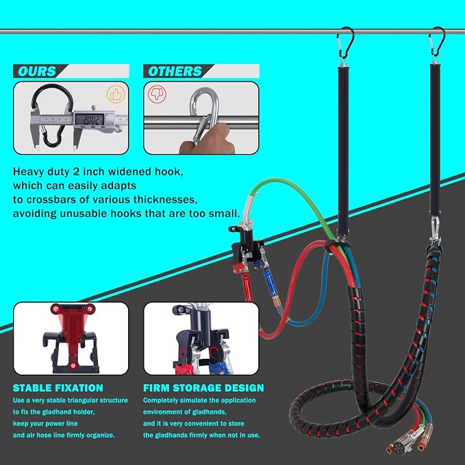 CheeMuii 15FT Semi Truck Air Line Kit