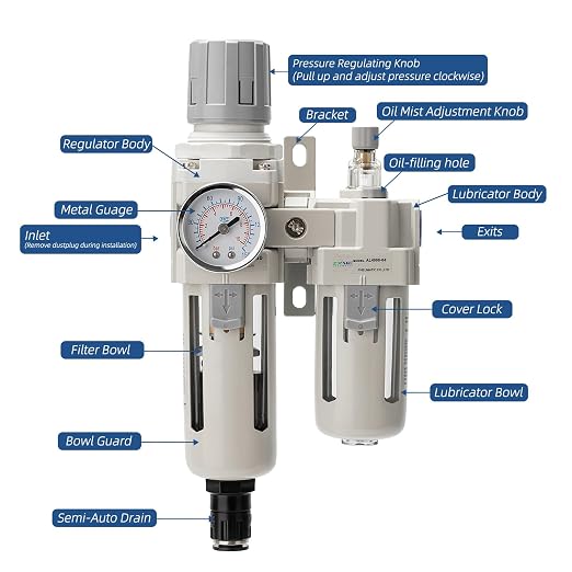 1/2" Auto-Drain FRL Assembly