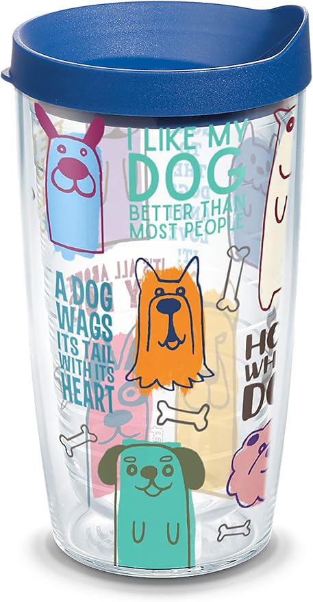 Tervis Dog Sayings Made in USA Double Walled Insulated Tumbler Travel Cup Keeps