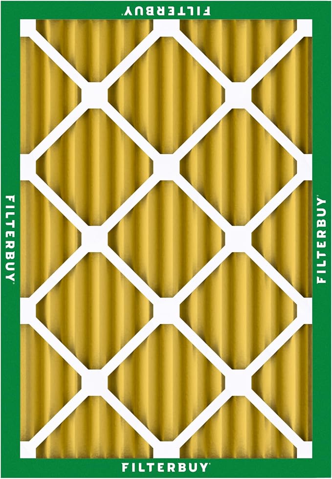 Filterbuy 17.5x23.5x2 Air Filter MERV 11 Superior Pet & Allergy Defense