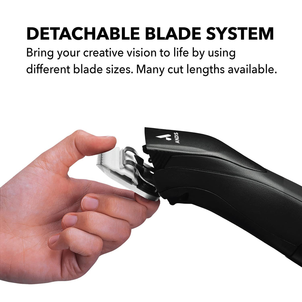 Andis 64465 CeramicEdge Carbon-Infused Detachable Blade, Size 1, 3/32in Cut