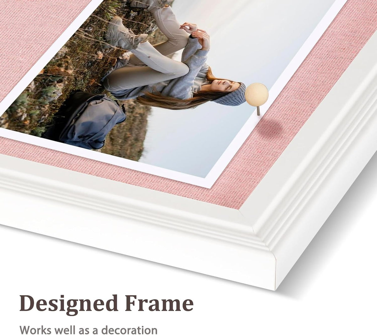 DOLLAR BOSS Bulletin Boards with Linen, 24"x18" Pink Cork Board, White