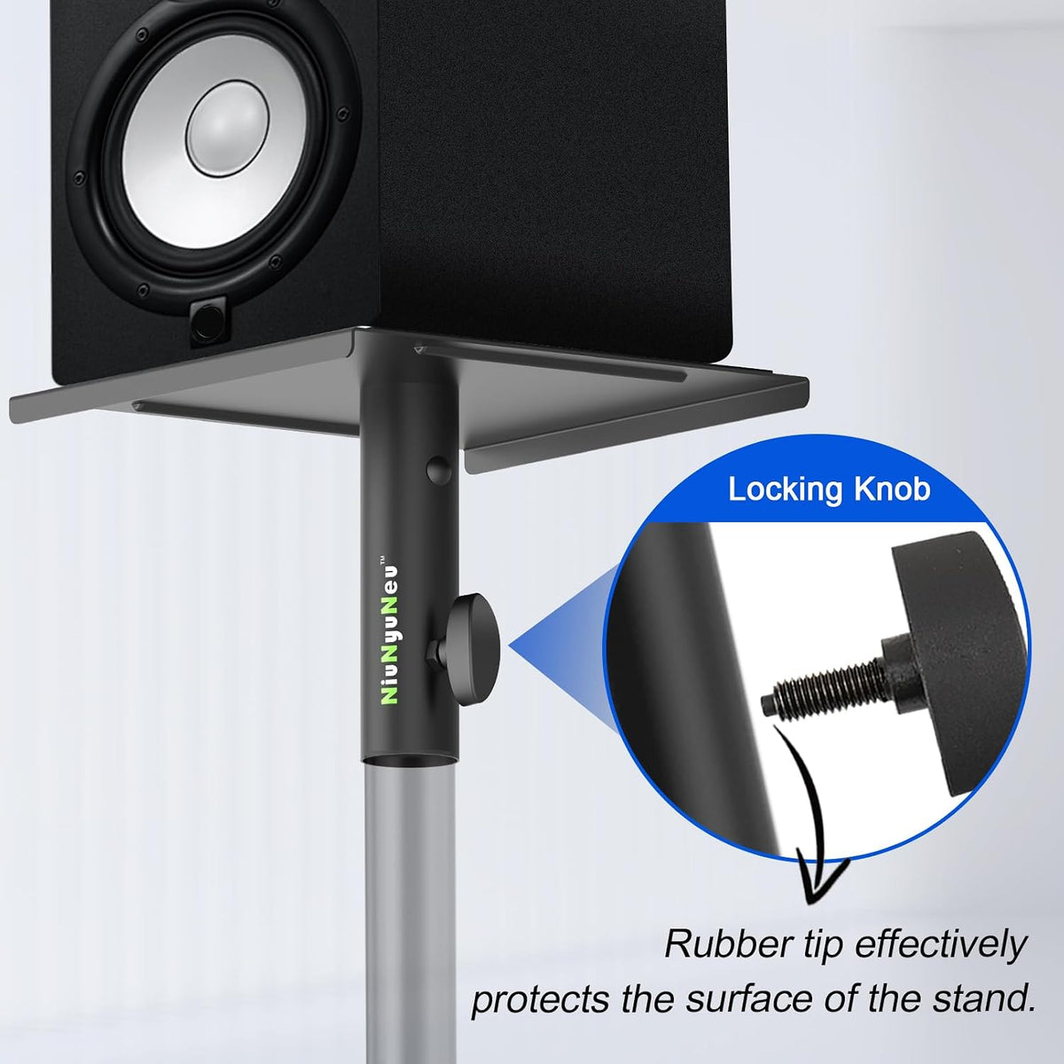 Speaker Stand Mounting Plates 35mm Pole Mount Removable Plates