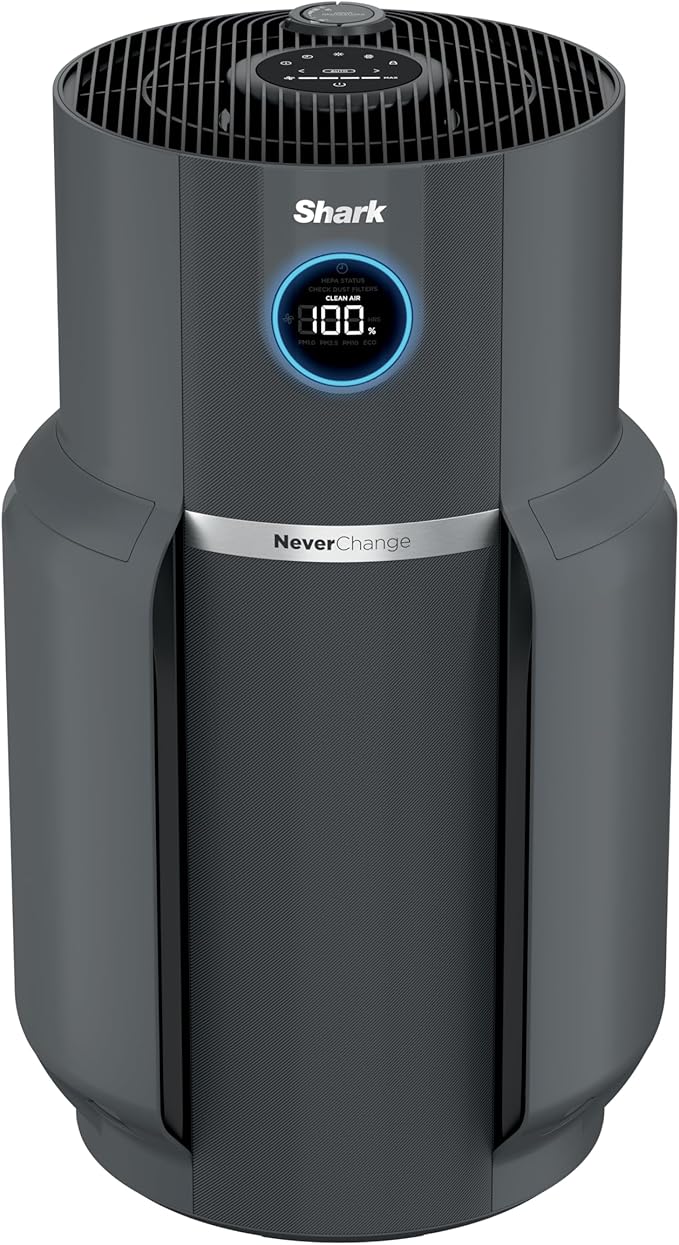 Shark Air Purifier for Home, NeverChange Max, 300 sq. ft. for Large Room