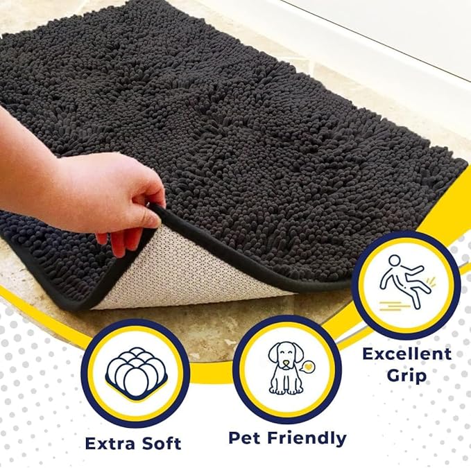 Muddy Mat® | Super Water Absorbent Door Mat Indoor, Microfiber Quick Dry