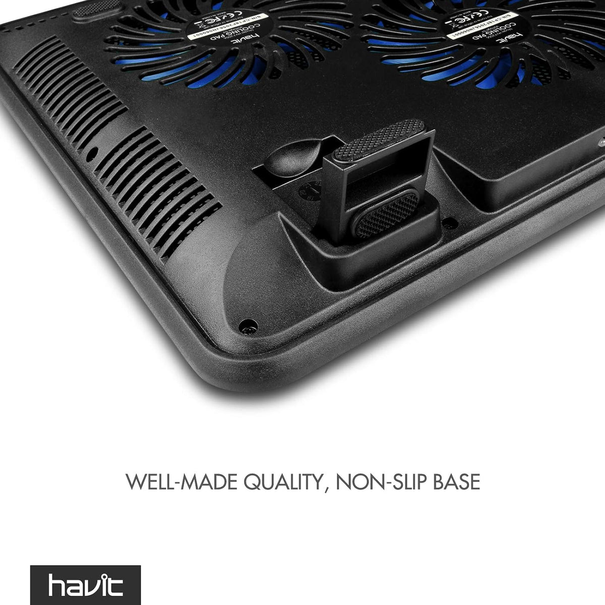 havit HV-F2056 Laptop Cooling Pad for 15.6-17 Inch Laptops, Blue