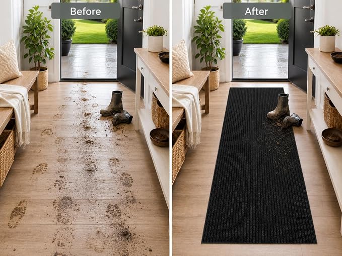 Ottomanson Hallway Runner Rug 2' x 6' Durable Non-Slip Mat