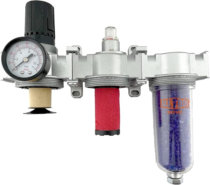 1/2" NPT MID FLOW Filter Regulator Coalescing Desiccant Dryer System