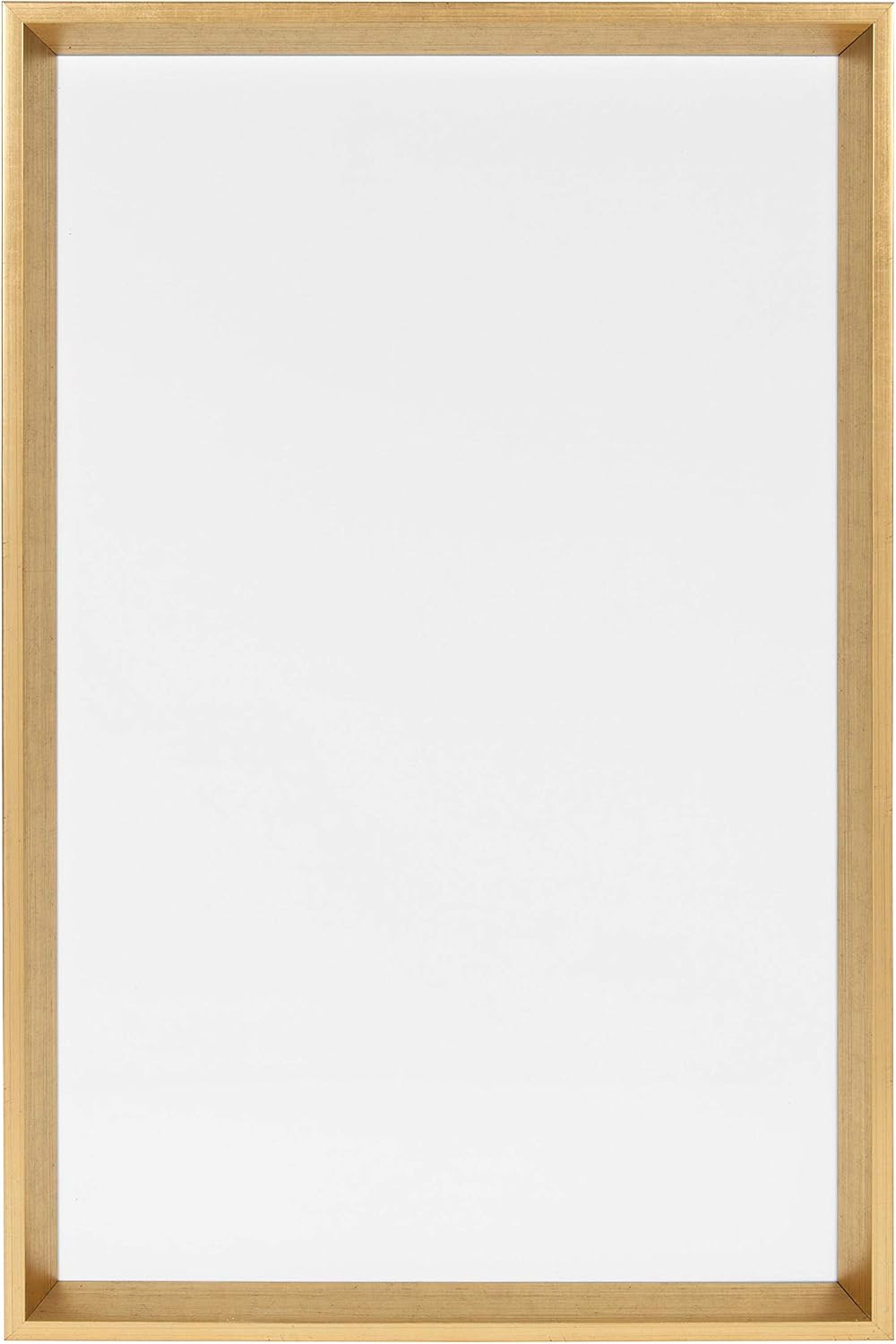 Kate and Laurel Calter Framed Magnetic Dry Erase Board, Gold 16.5 x 25.5