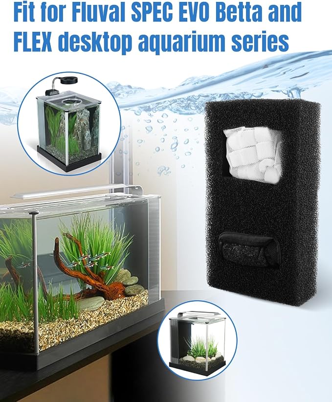 2 Set Aquarium Filter Media Fit