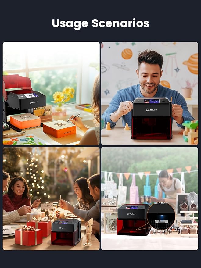 AlgoLaser 5W Smart Laser Engraver Machine: Portable Laser Engraver