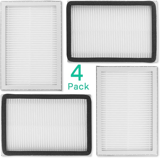 4-Pack -EF-2 86880 Exhaust Vacuum HEPA Filters