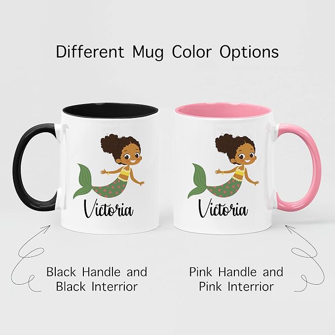 Personalized Mug for Kids, Girls | Customized Hot Chocolate, Coffee & Tea Cup |