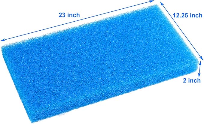 AQUANEAT Aquarium Filter Sponge Open Cell Foam Sheet Bio Sponge Filter Media
