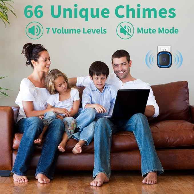 IP66 Doorbell Wireless Classroom Doorbell Waterproof & Dustproof
