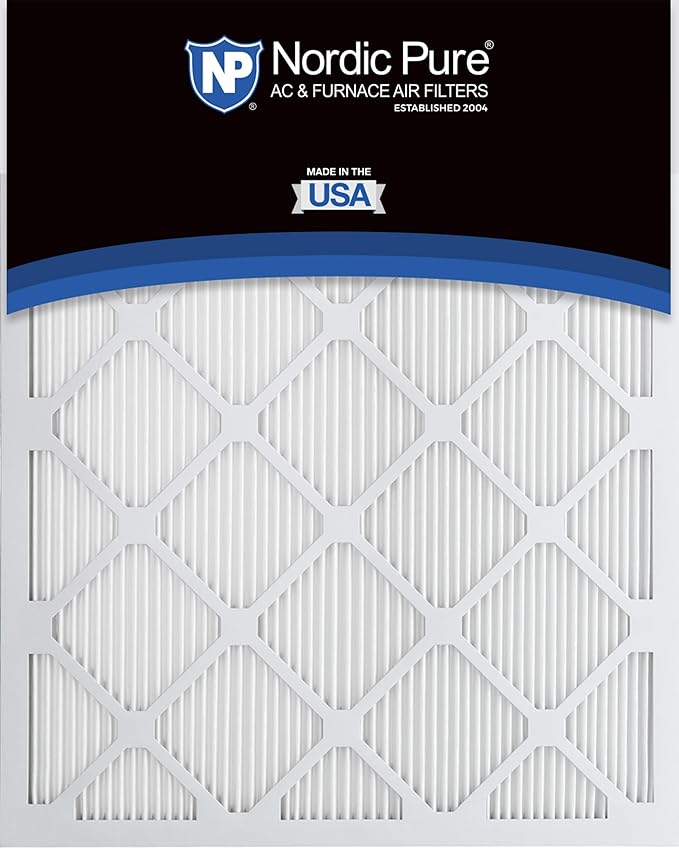 Nordic Pure 20x20x1 Tru Mini Pleat MERV 13 AC Furnace Air Filters – 2.5X More