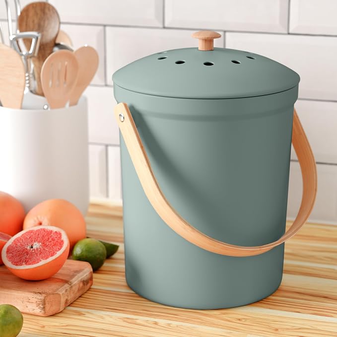Beautiful Kitchen Compost Bin