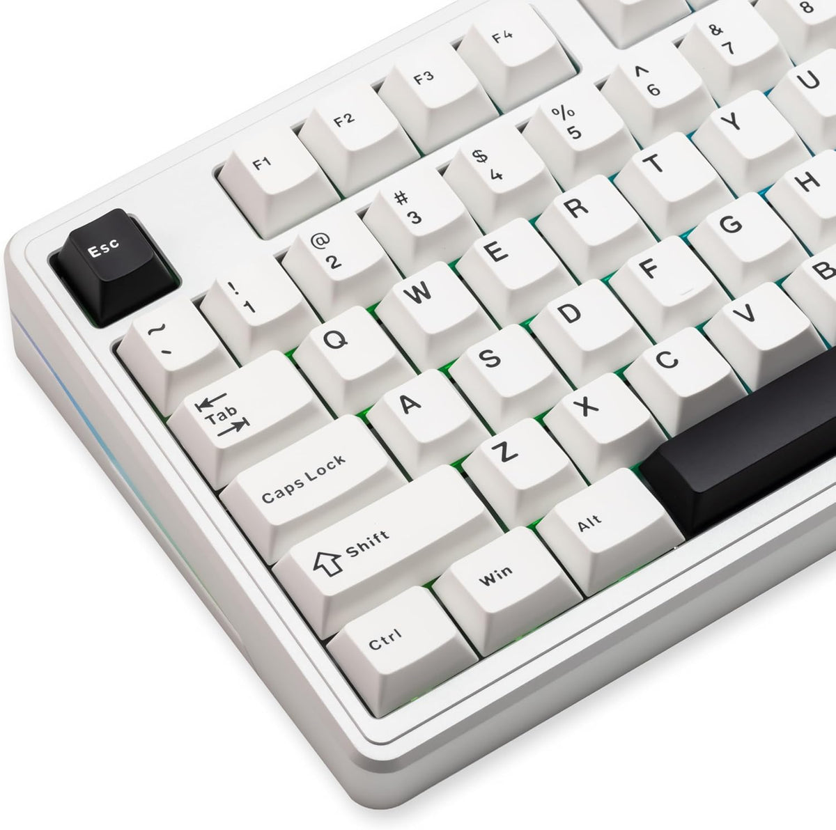 PMOKEY Aurora 80 CNC Full Aluminum Wireless Mechanical Keyboard with VIA/QMK, 8000mah Battery, Tri-Mode Wireless Gaming Keyboard Custom Hot Swappable RGB Backlit for Windows/Mac/PC (Pro Silver)