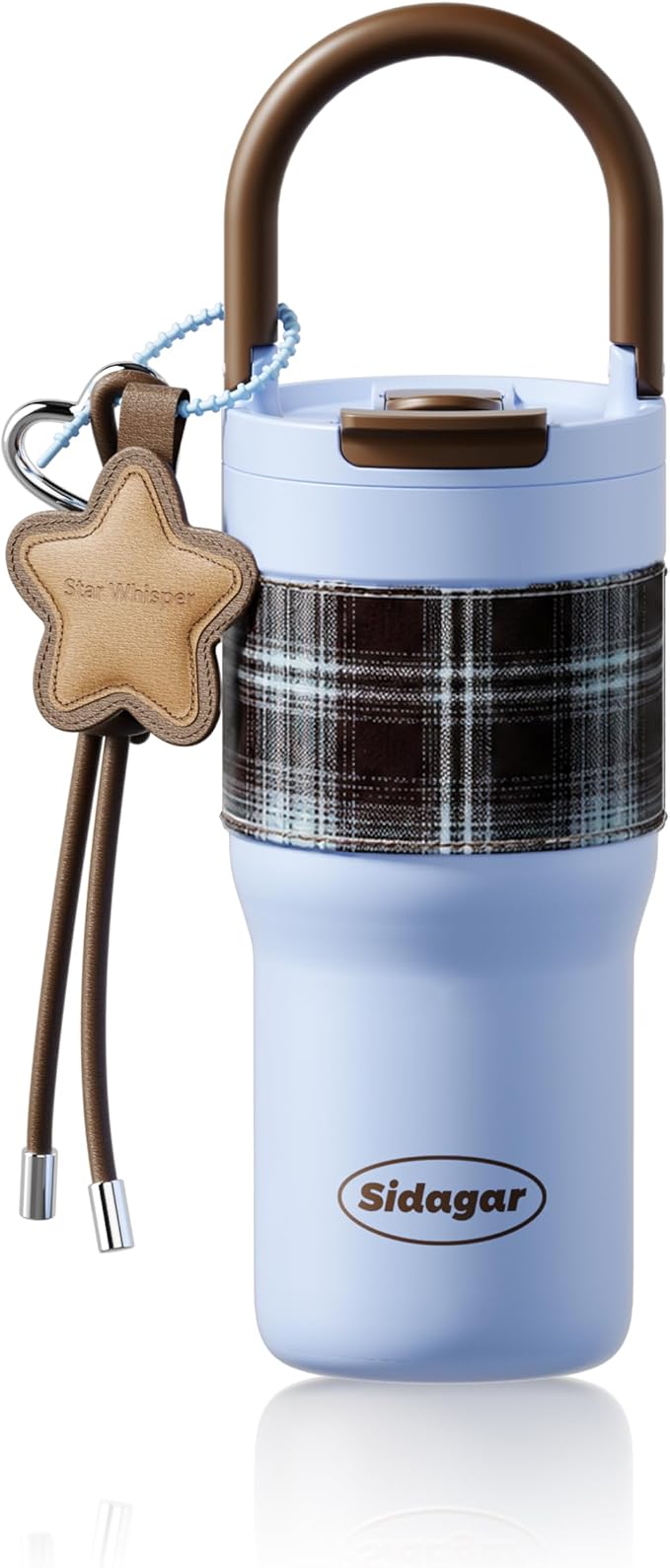 25oz Insulated Tumbler Ceramic Stainless Steel Water Bottle, Leak Proof