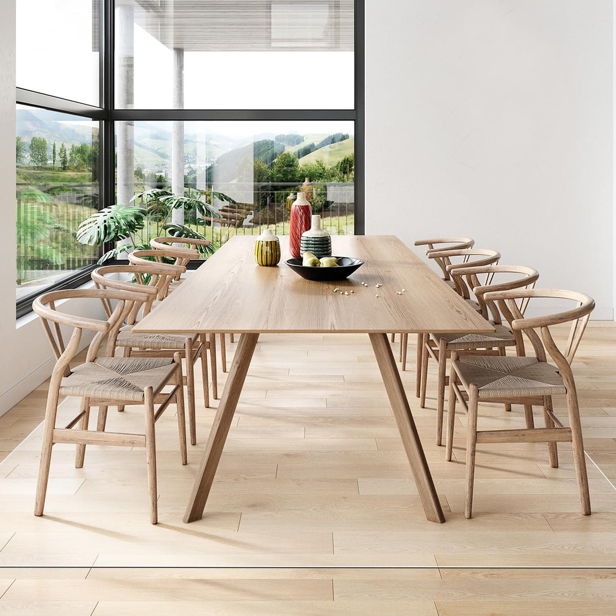 Area Mat for Hard Floor, 6'×9' Transparent PVC Area Rug for Home