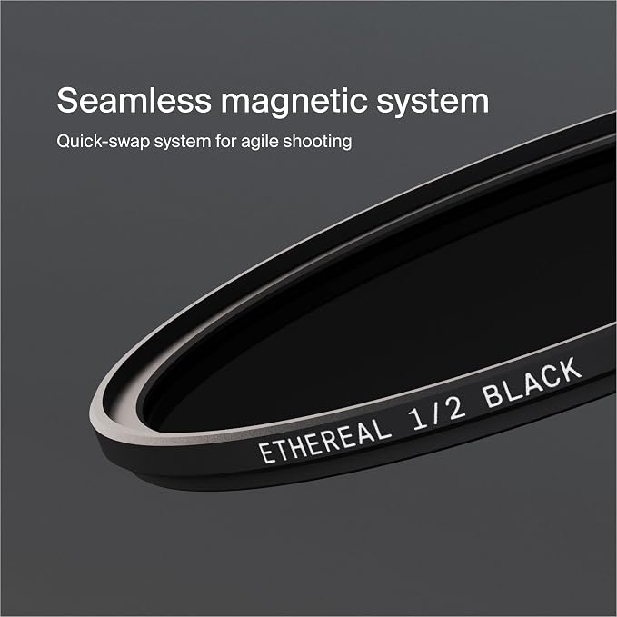 Urth 55mm Magnetic Ethereal Black Mist ½ Diffusion Lens Filter — Cinematic