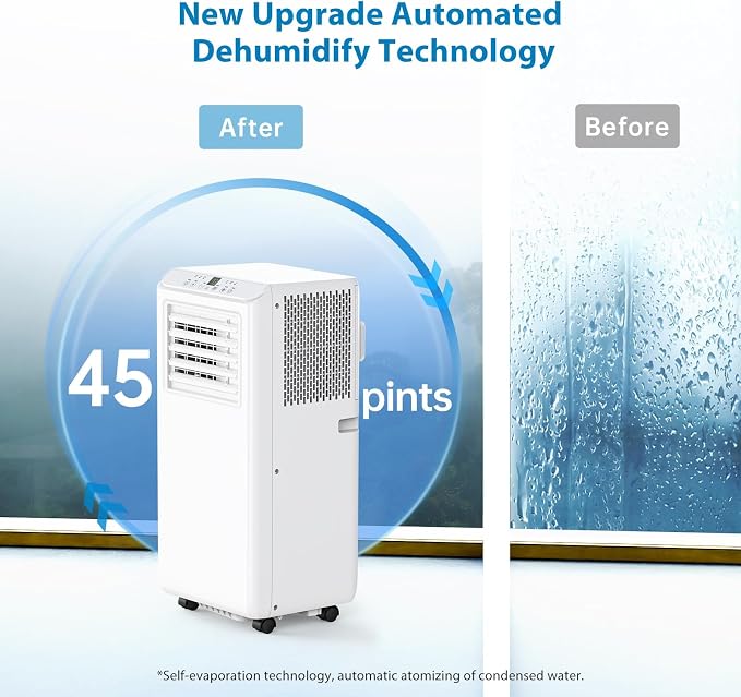 3-in-1 Portable Air Conditioner 8000BTU