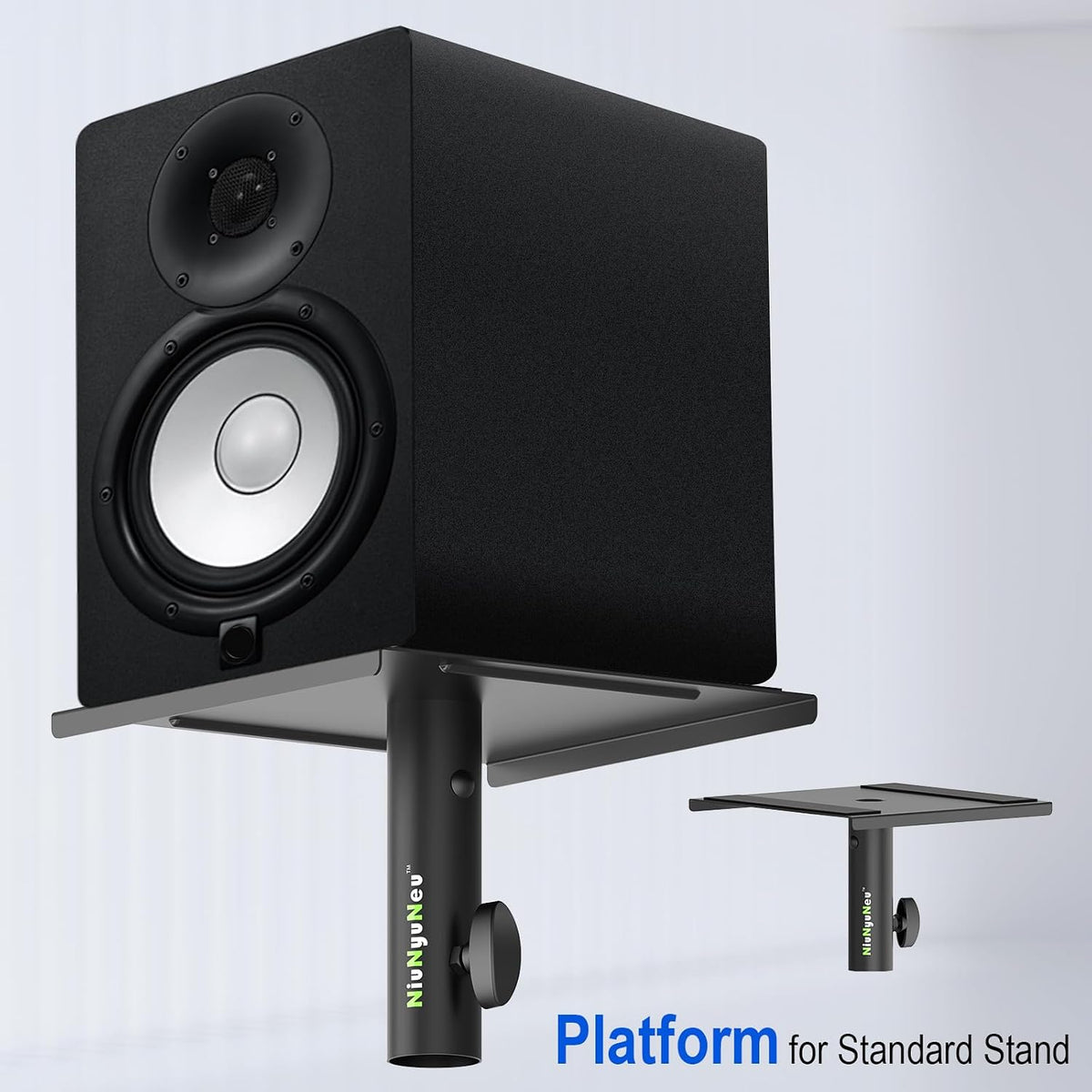 Speaker Stand Mounting Plates 35mm Pole Mount Removable Plates