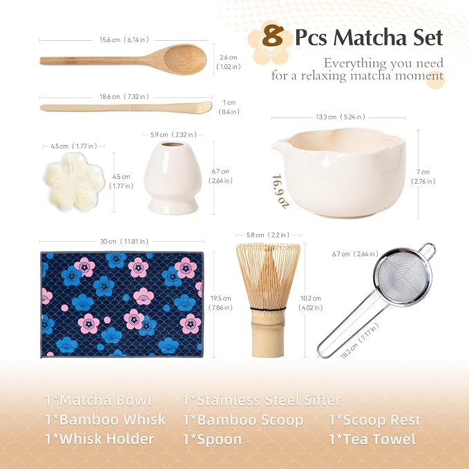 Matcha Set, Sifter and other Matcha Tools