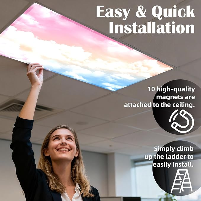 4 Pcs Fluorescent Light Covers