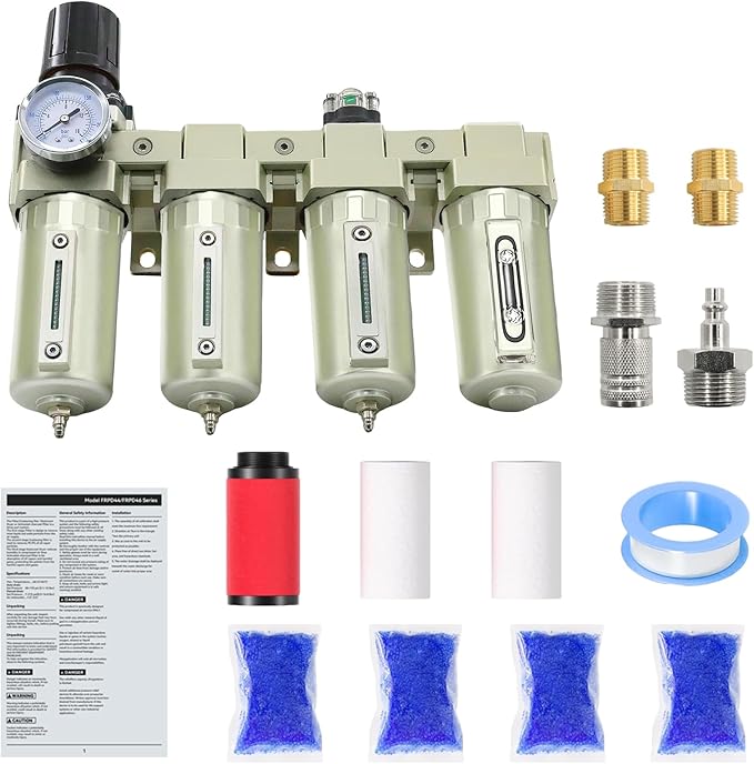 3/4" NPT Industrial Grade 4 Stage Air-Dryer-for-Compressor,
